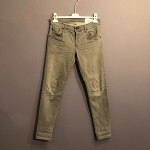 Men’s Rag & Bone Fit 1 Grey Jeans - Size 30